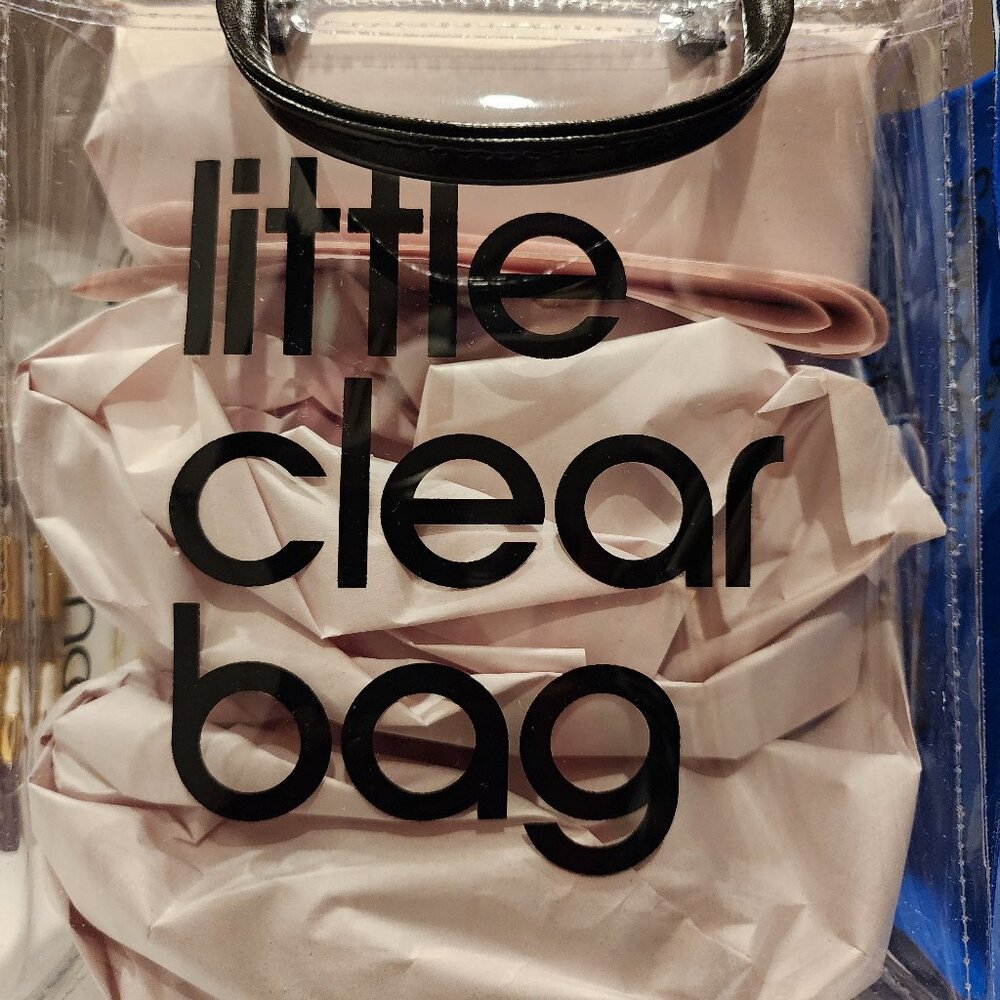 Clear Bloomingdale's tote